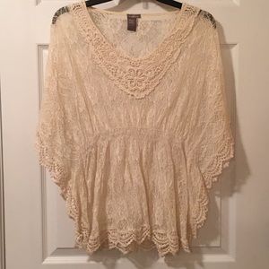 NWOT Boutique brand lace top